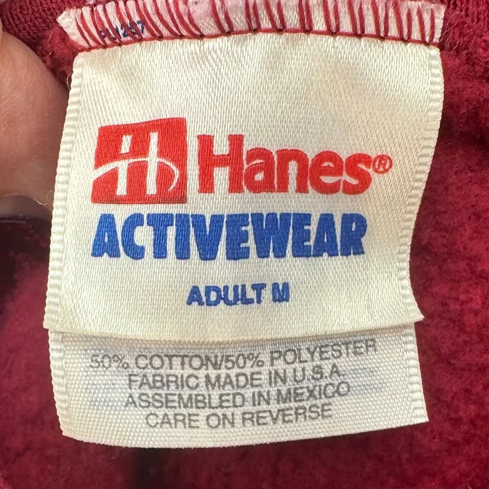 Vintage 1990s WC Handy’s Beale Street Hooded Sweatshirt, Memphis, Hanes Size M
